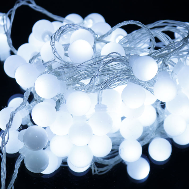 ریسه طرح مروارید 50 لامپ مهتابی 4٫5 متری