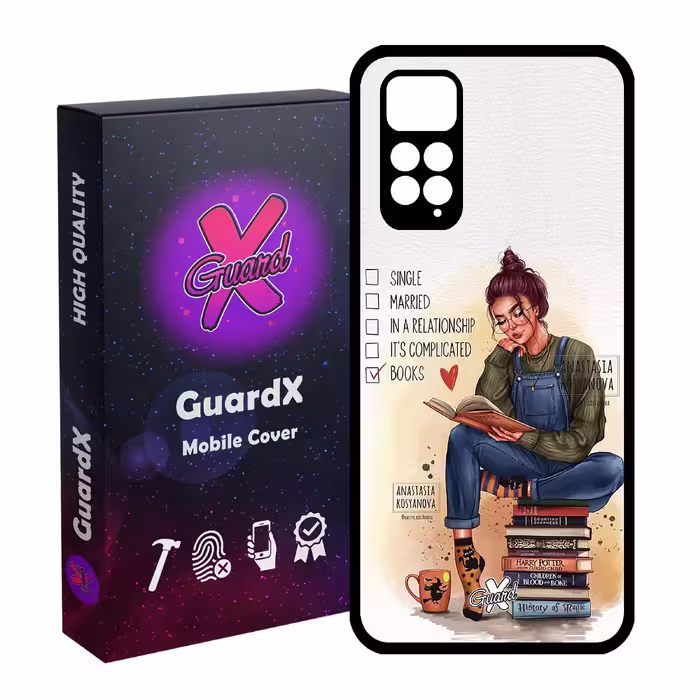 کاور گارد ایکس طرح دختر مدل Glass10286 مناسب برای گوشی موبایل شیائومی Redmi Note 11S/ Note 11 4G