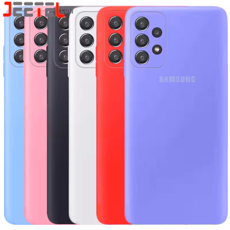 کاور سیلیکونی تک رنگ اورجینال Samsung Galaxy A73 5G مدل پاک کنی اصل (متریال ویتنام)