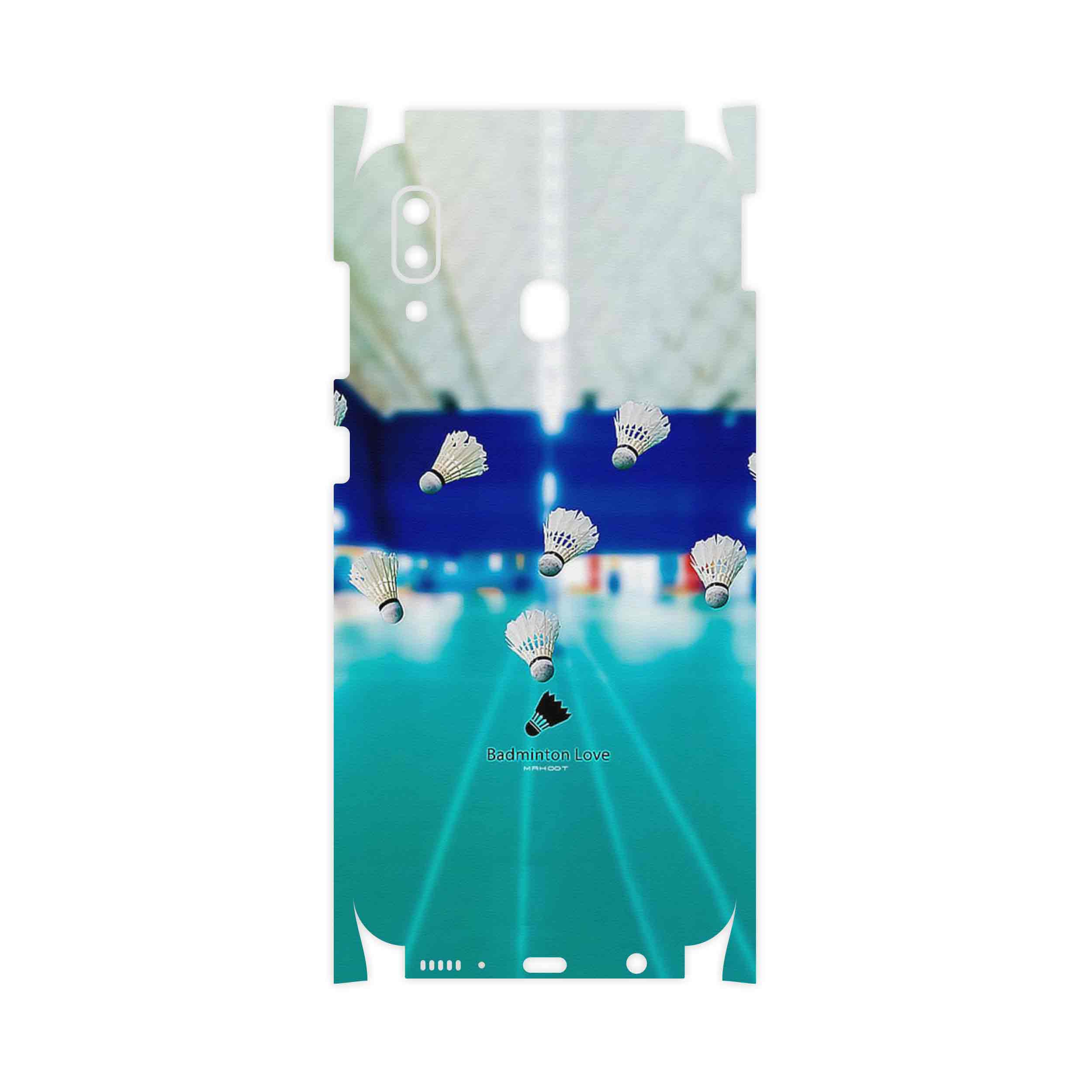 برچسب پوششی ماهوت مدل Badminton-FullSkin مناسب برای گوشی موبایل سامسونگ Galaxy M10s