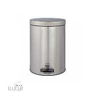 سطل زباله پدالدار 6 لیتری سایلنت استیل بهازکالا 16178063