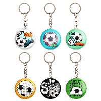 جاکلیدی خندالو مدل فوتبال کد 336B مجموعه 6 عددی