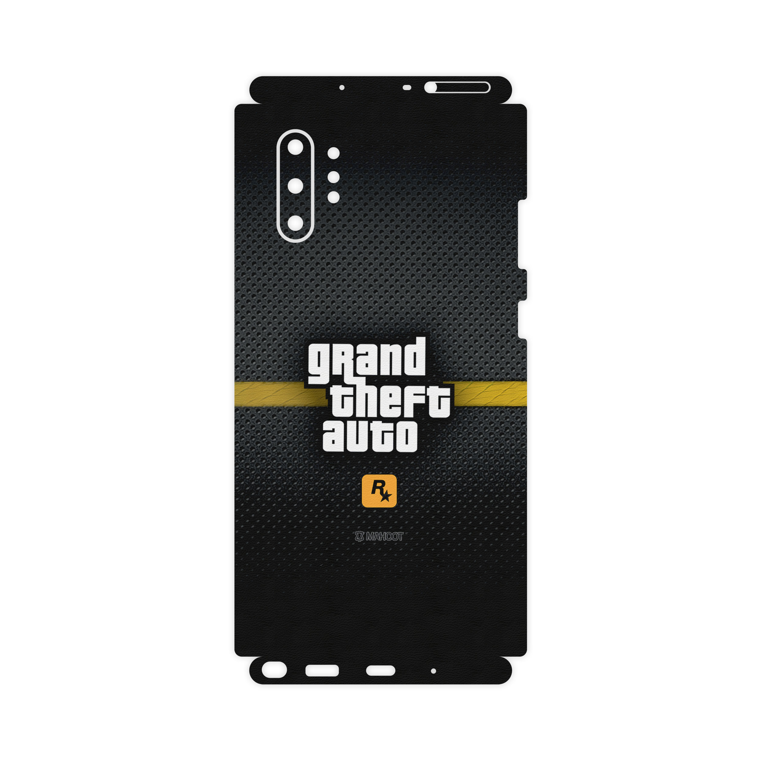 برچسب پوششی ماهوت مدل Full skin-GTA-Game مناسب برای گوشی موبایل سامسونگ Galaxy Note10Plus