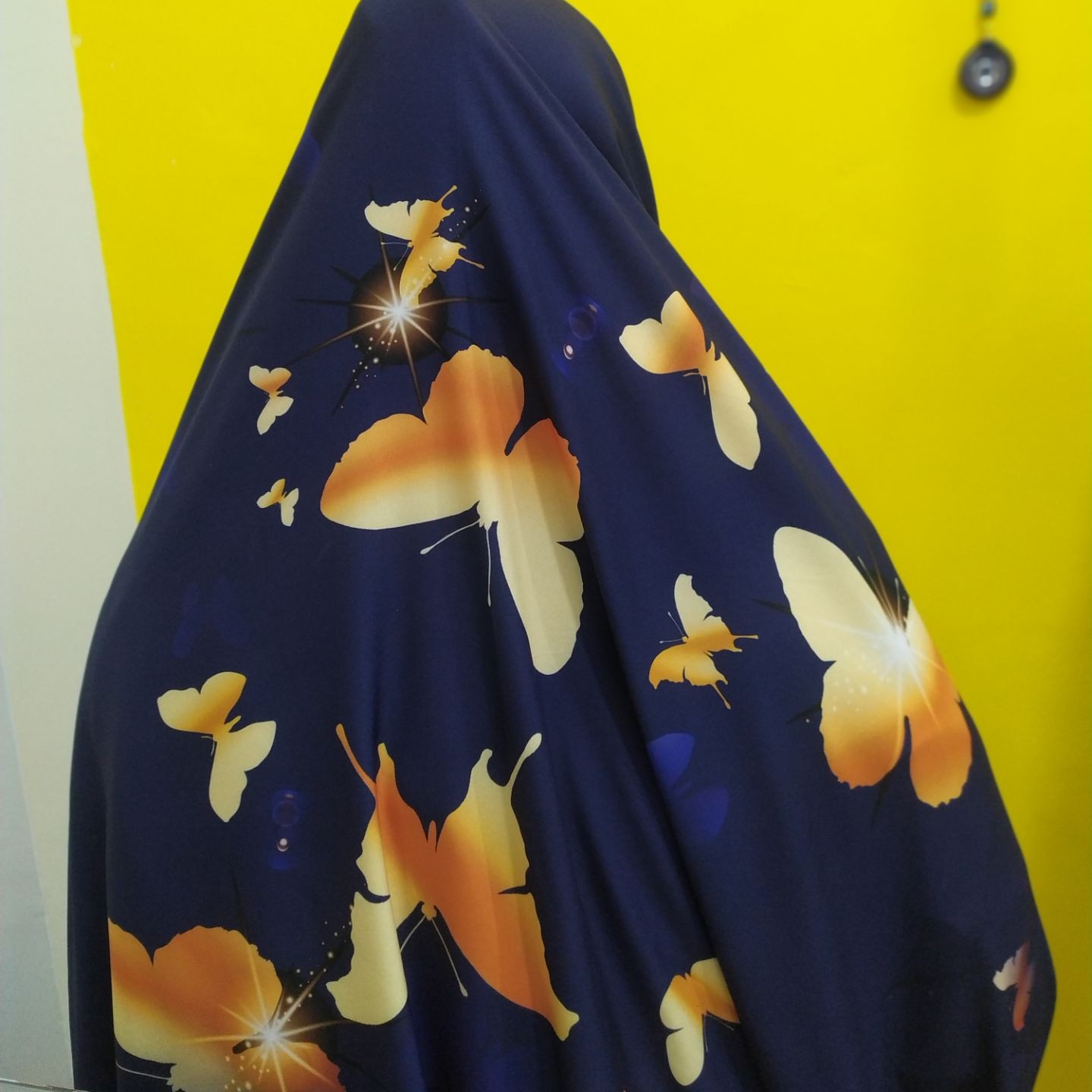 چادر طرح پروانه سورمه ای
