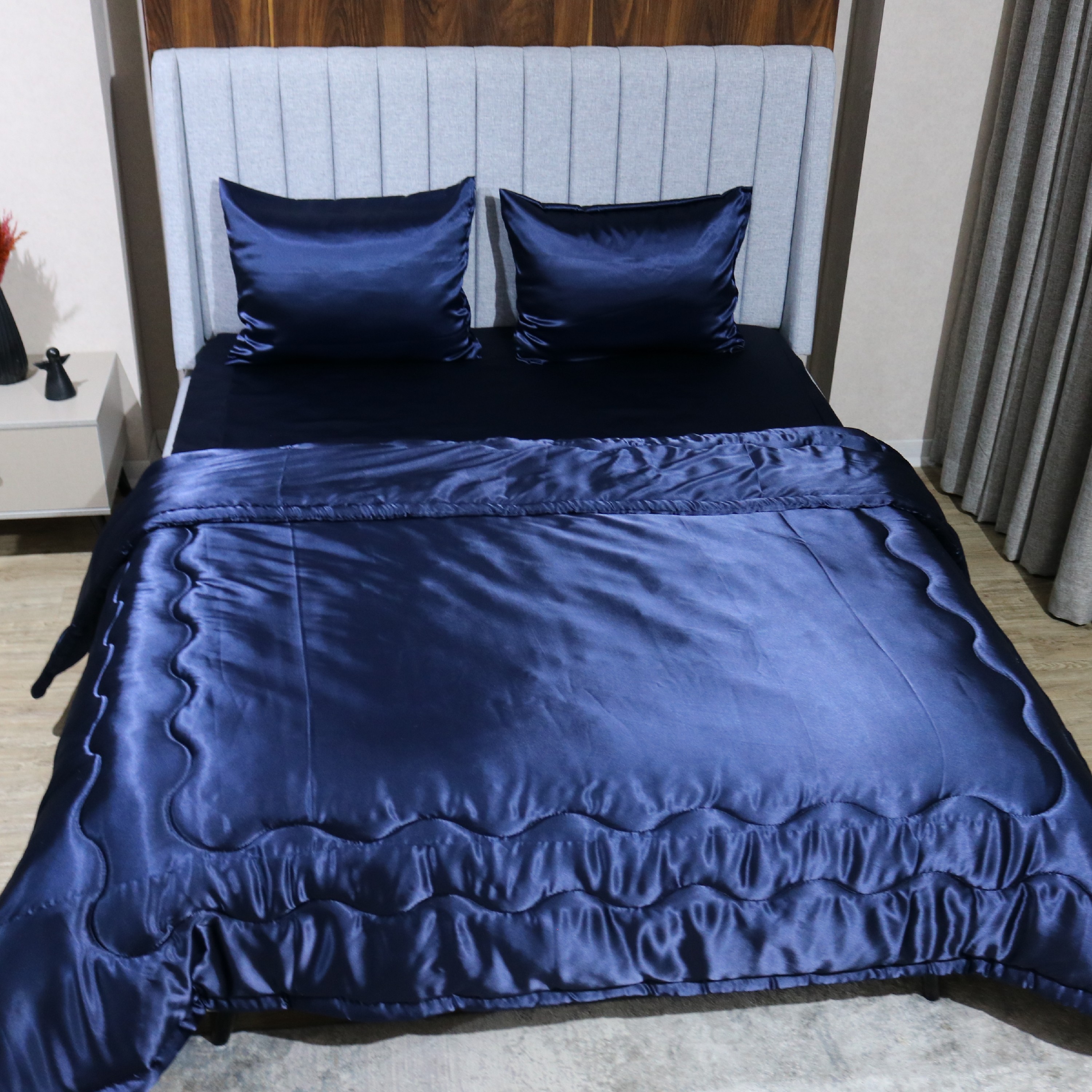 روتختی ساتن ابریشمی یک نفره 6 تیکه 