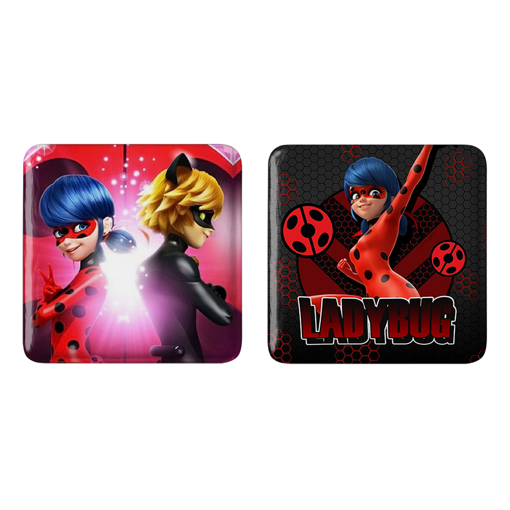 پیکسل خندالو مدل دختر کفشدوزکی و پسر گربه ای کد 34363437 مجموعه 2 عددی