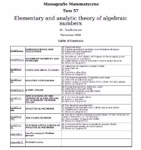 خرید و دانلود نسخه کامل کتاب Elementary and Analytic Theory of Algebraic Numbers