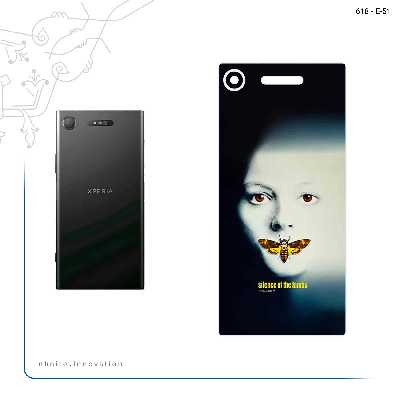 برچسب پوششی ماهوت مدل Silence of the Lambs مناسب برای گوشی موبایل سونی Xperia XZ1