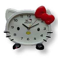 ساعت رومیزی ژنگ دار طرح کیتی