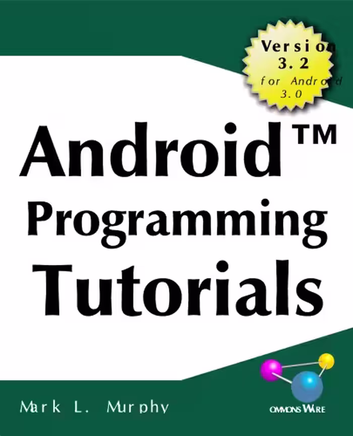 خرید و دانلود نسخه کامل کتاب Android Programming Tutorials
