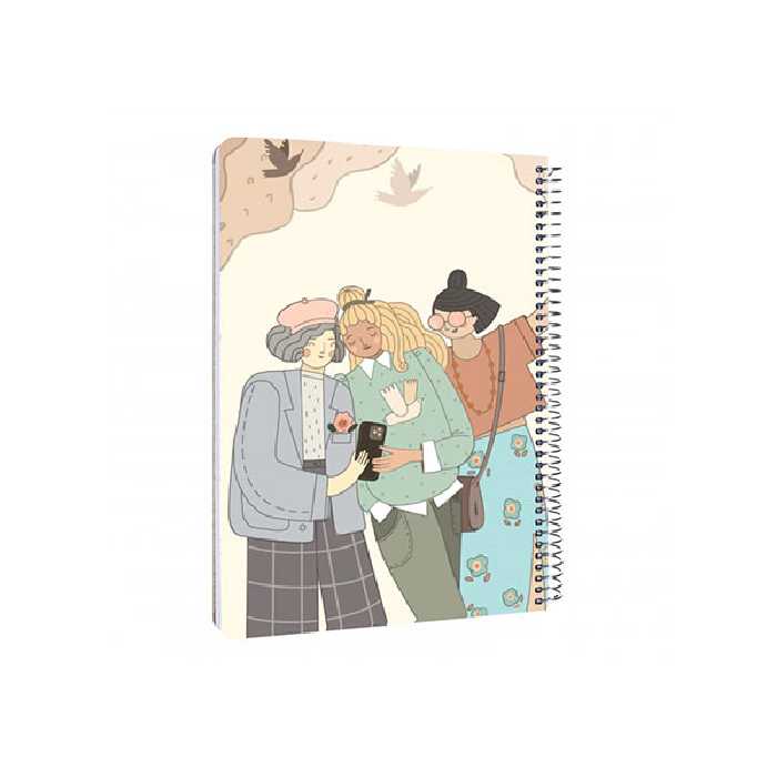 دفتر سیمی سایز A4 کد 15 برند مستر نوت