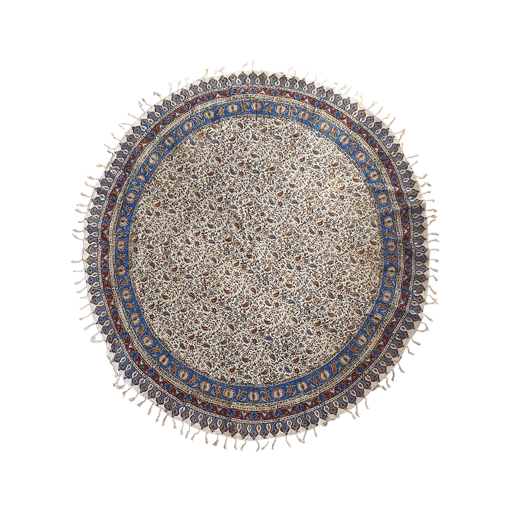 سفره قلمکار مدل گرد