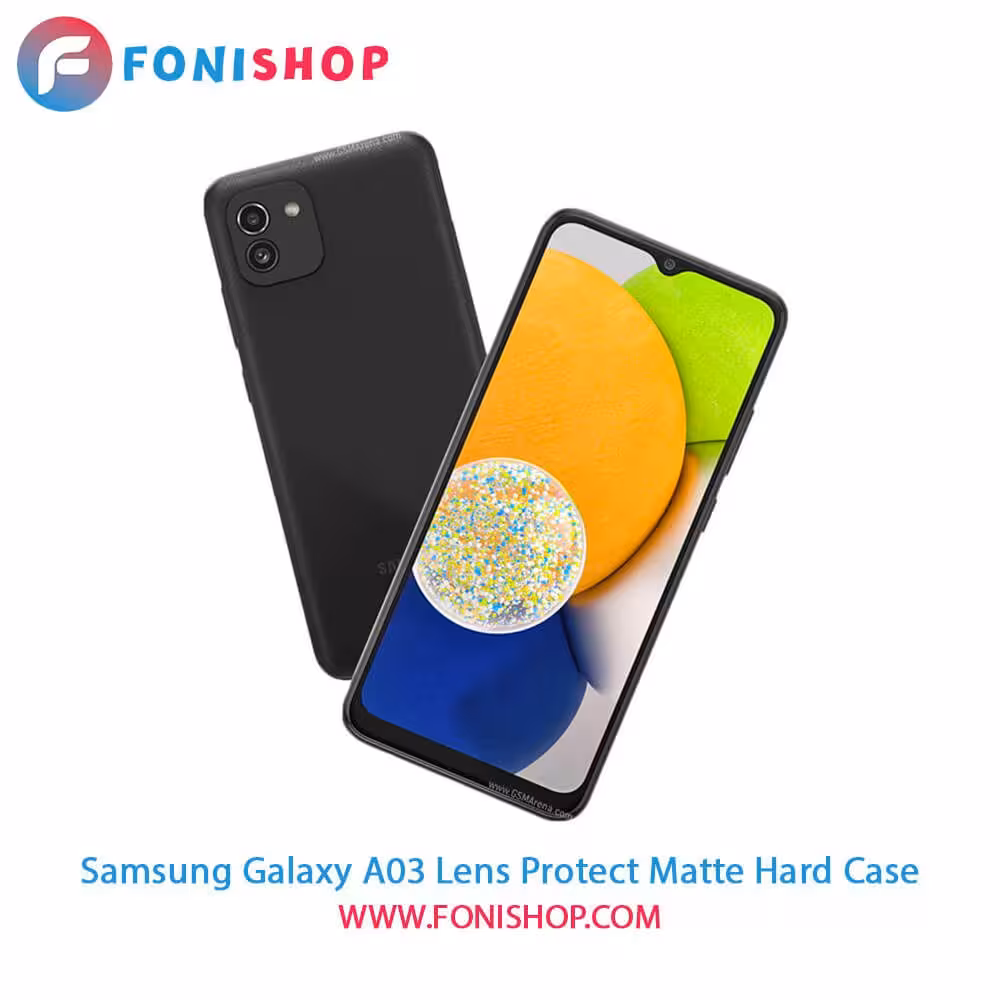قاب ، کاور پشت مات محافظ لنزدار سامسونگ Samsung Galaxy A03