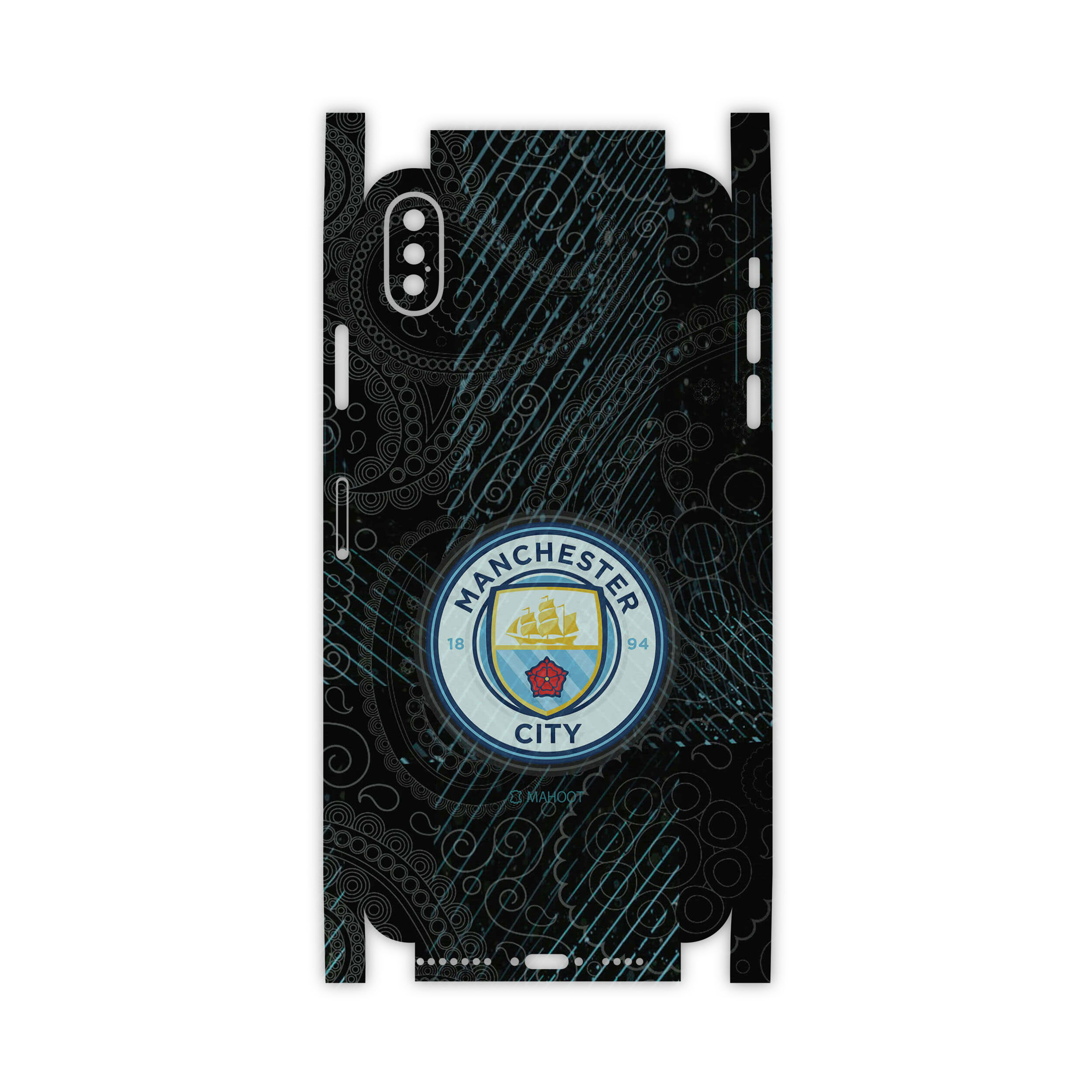 برچسب پوششی ماهوت مدل Manchester-City-FullSkin مناسب برای گوشی موبایل اپل iPhone Xs Max