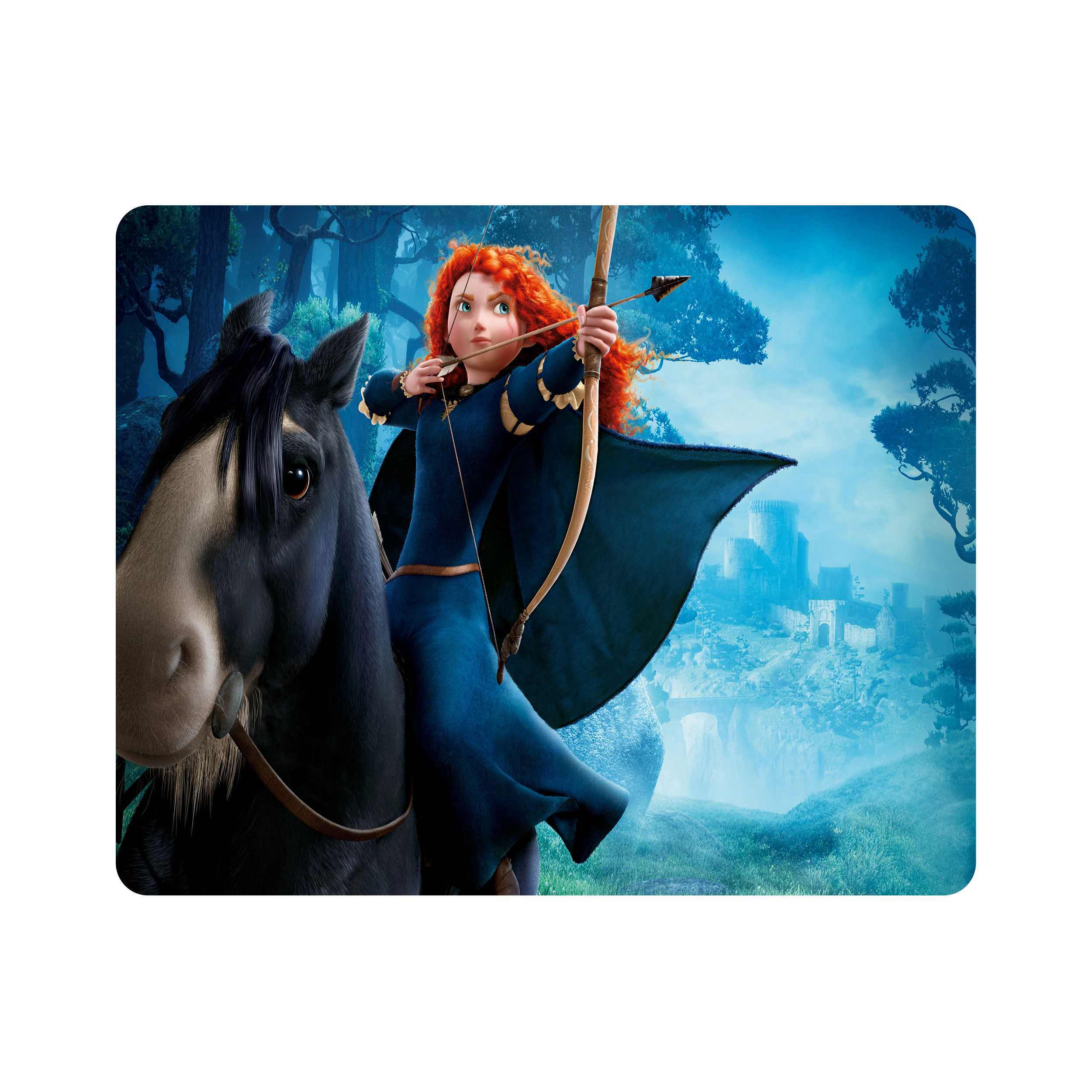 ماوس پد اطلس آبی طرح شاهزاده مریدا دلیر  مدل T6328