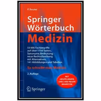 کتاب Springer Wörterbuch Medizin اثر Peter Reuter انتشارات مؤلفین طلایی