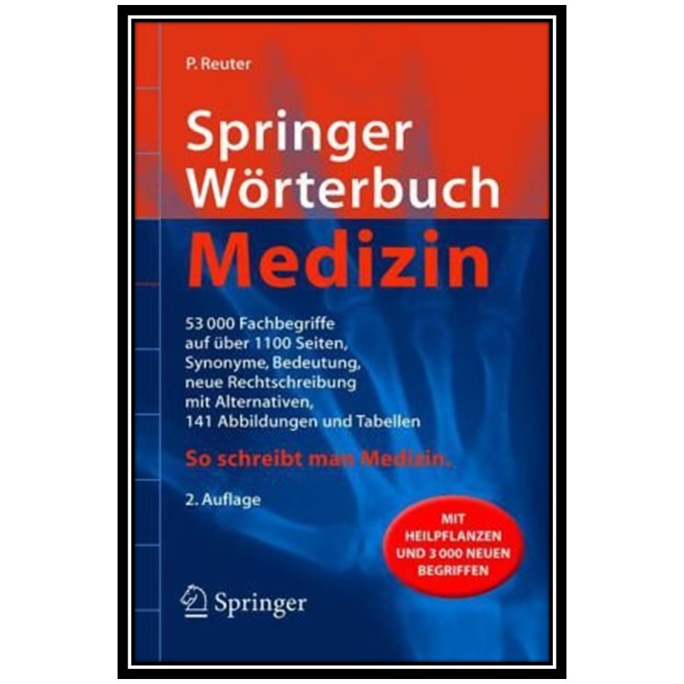 کتاب Springer Wörterbuch Medizin اثر Peter Reuter انتشارات مؤلفین طلایی