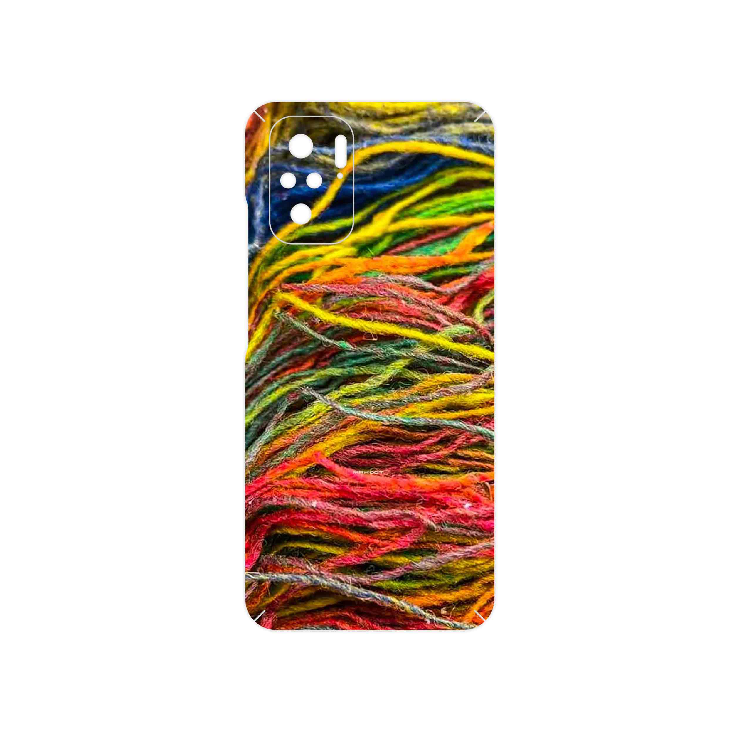 برچسب پوششی ماهوت مدل Fabric Texture 9 مناسب برای گوشی موبایل شیائومی Poco M5s