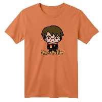 تی شرت آستین کوتاه بچگانه مدل هری پاتر رنگ گلبهی