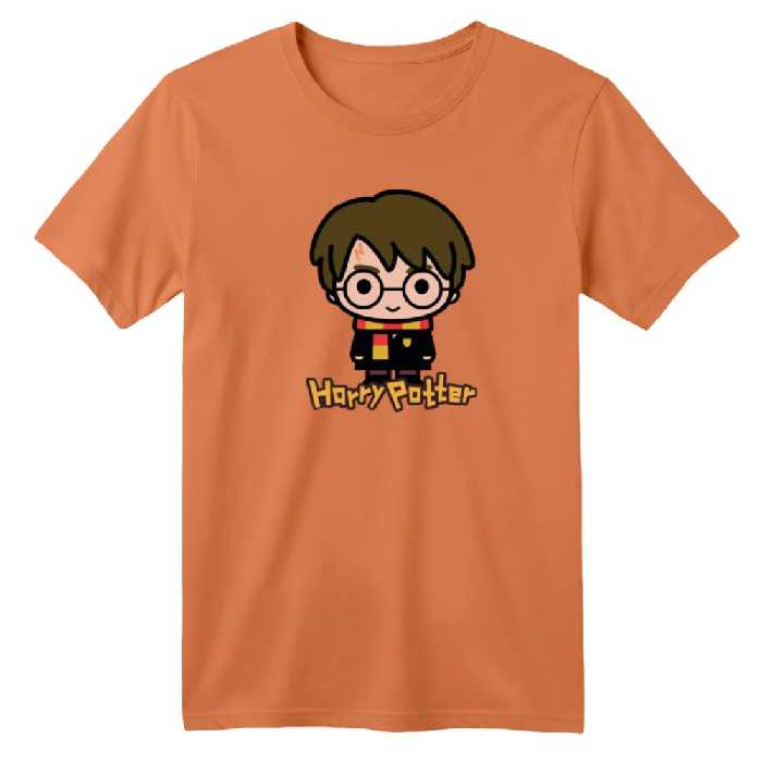 تی شرت آستین کوتاه بچگانه مدل هری پاتر رنگ گلبهی