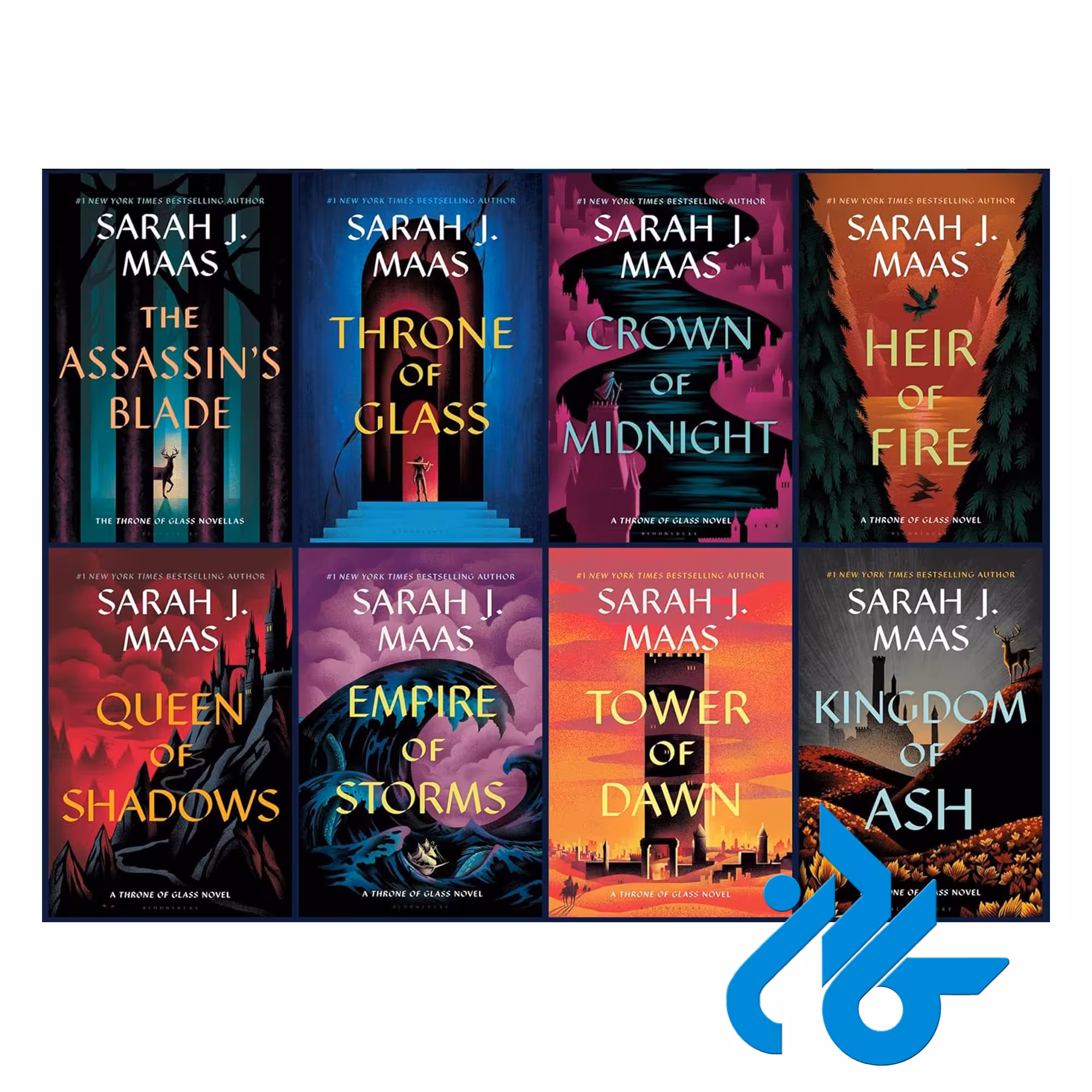 کتاب Throne of Glass full pack