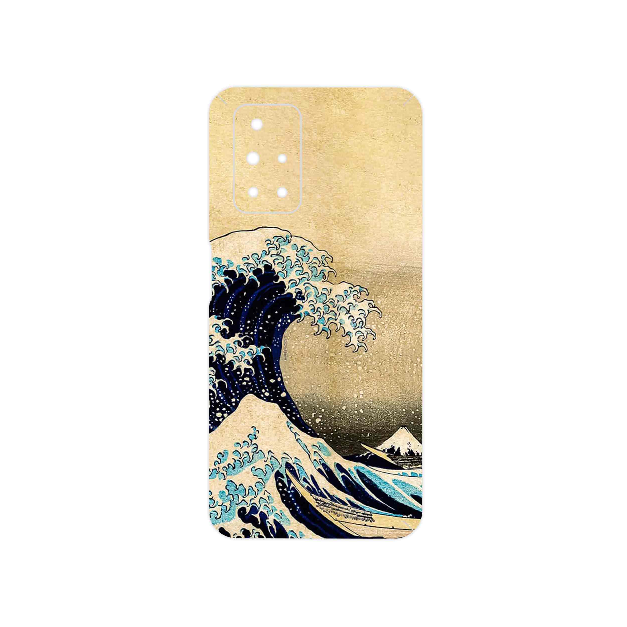 برچسب پوششی ماهوت مدل The Great Wave off Kanagawa of Hokusai مناسب برای گوشی موبایل شیائومی Redmi 10 Prime