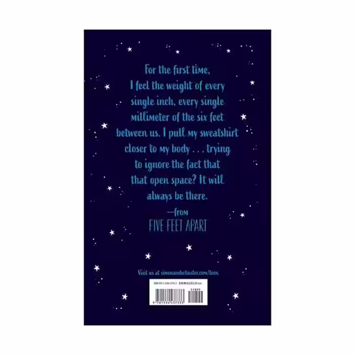 کتاب five feet apart اثر جمعی از نویسندگان انتشارات Simon &amp; Schuster 