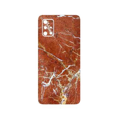 برچسب پوششی ماهوت مدل Red Marble مناسب برای گوشی موبایل سامسونگ Galaxy A71