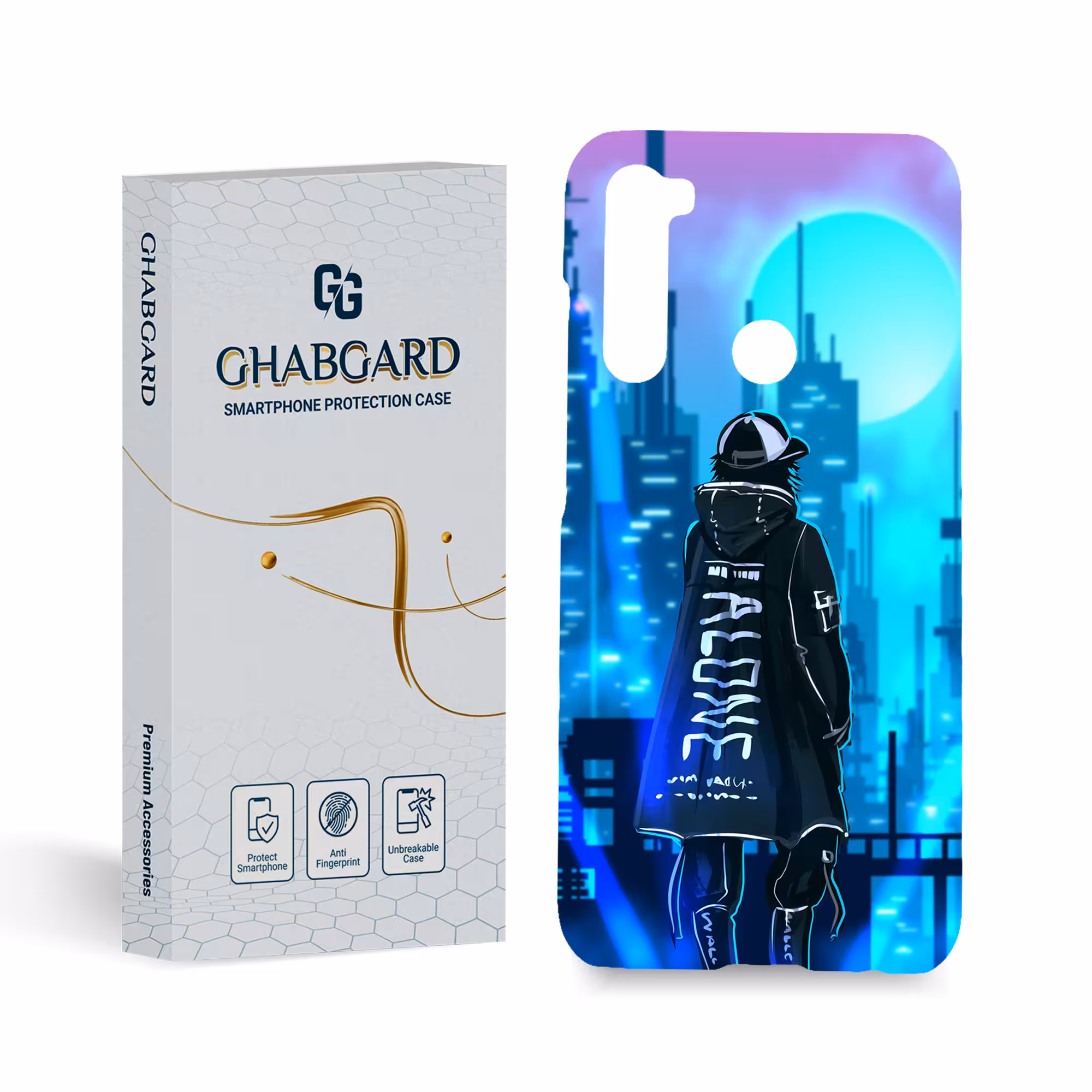 کاور قاب گارد مدل پسرانه مناسب برای گوشی موبایل شیائومی mi note8