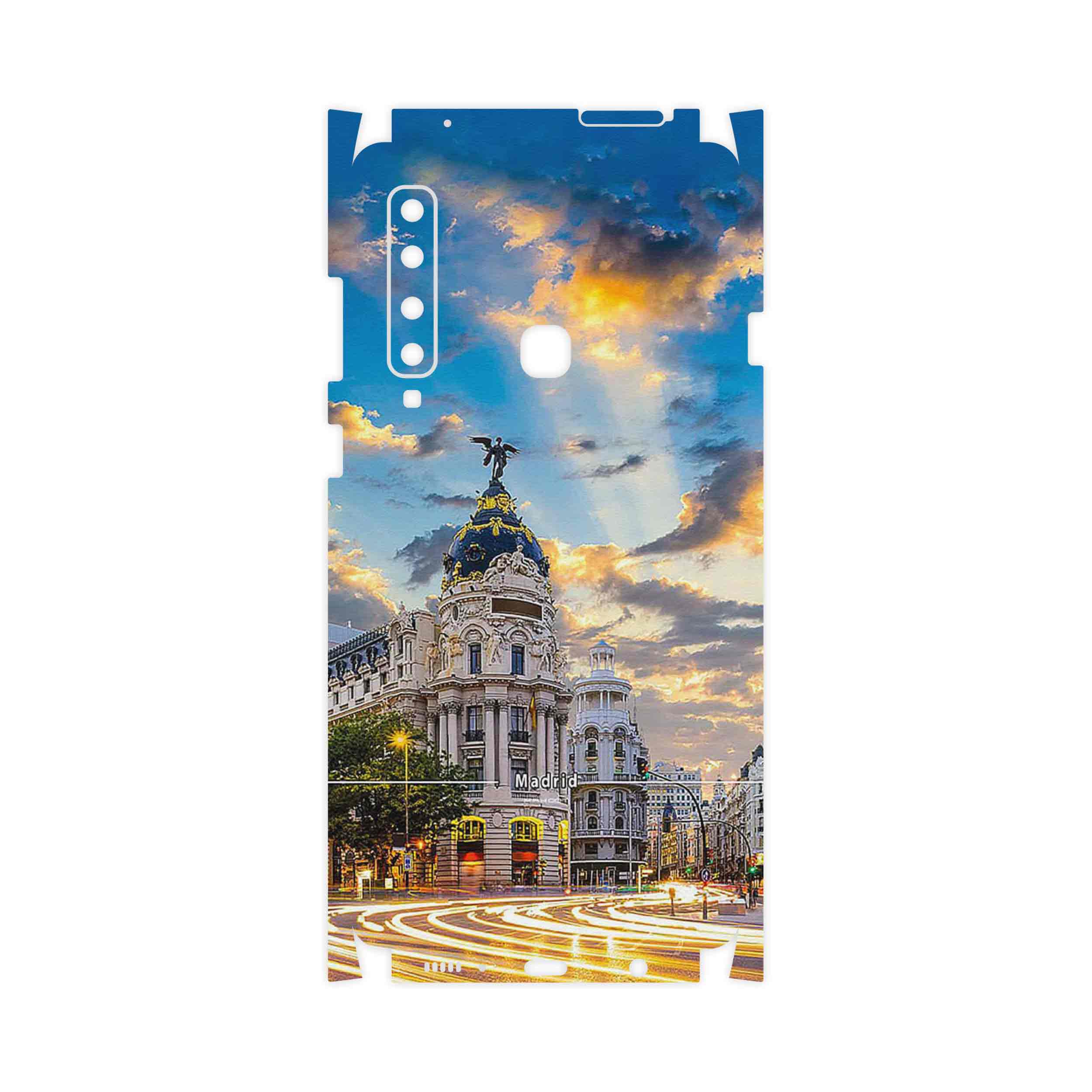 برچسب پوششی ماهوت مدل City of Madrid-FullSkin مناسب برای گوشی موبایل سامسونگ Galaxy A9 2018