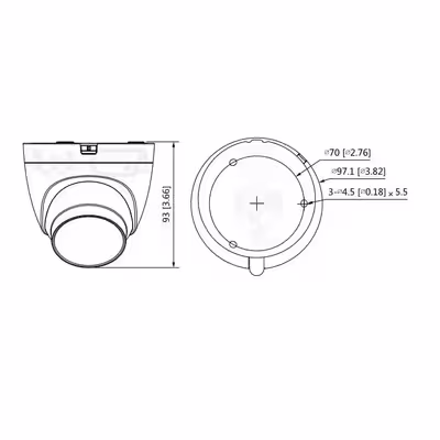 دوربین مداربسته آنالوگ داهوا مدل HDW 1200TRQP