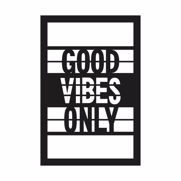 دیوارکوب ناویا مدل GOOD VIBES ONLY