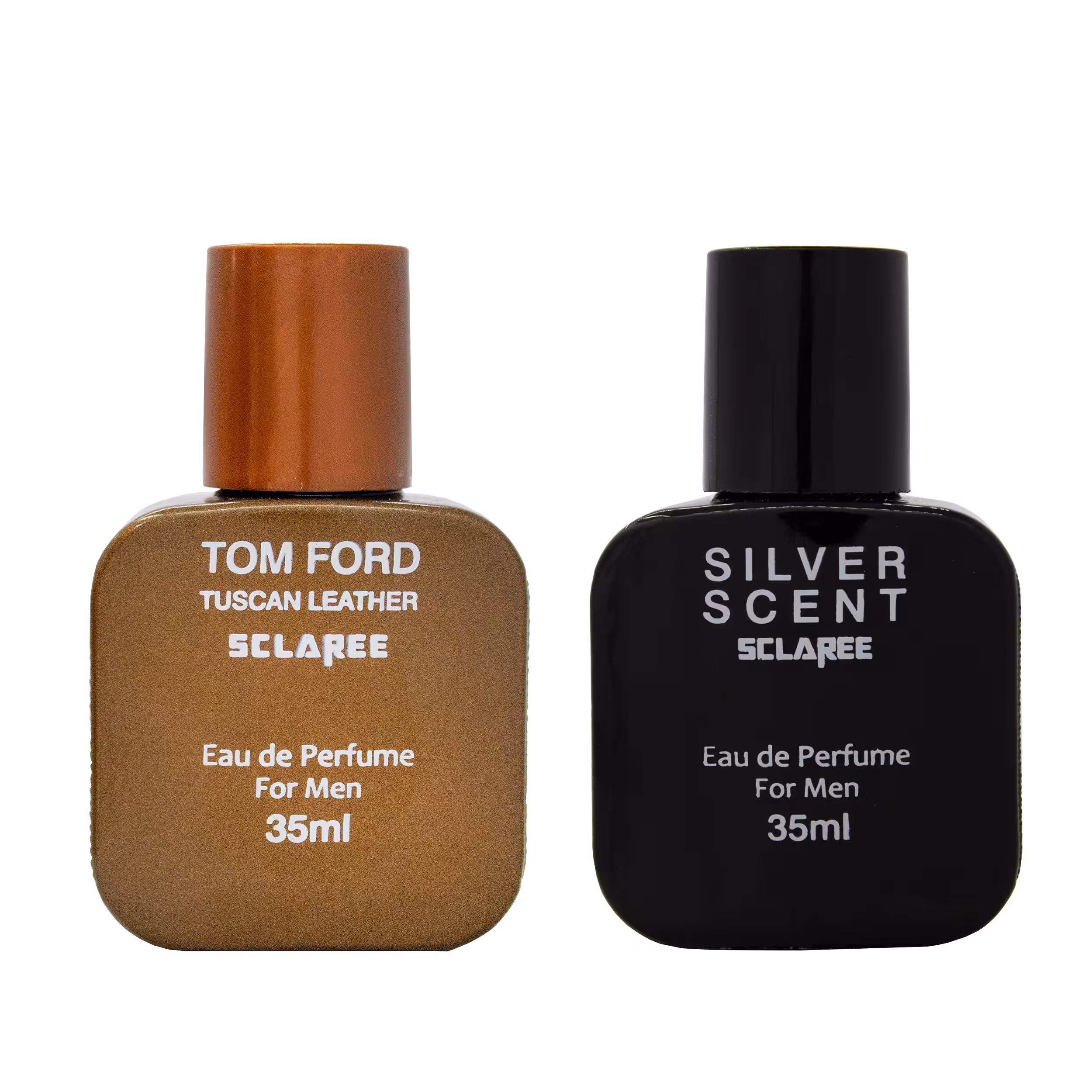 عطر جیبی مردانه اسکلاره مدل Silver Scent حجم 35 میلی لیتر به همراه عطر جیبی مردانه اسکلاره مدل Tom Ford