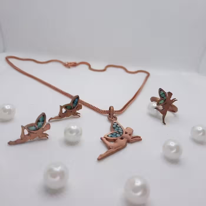 ست بسیار زیبا مس فیروزه کوبی مدل فرشته