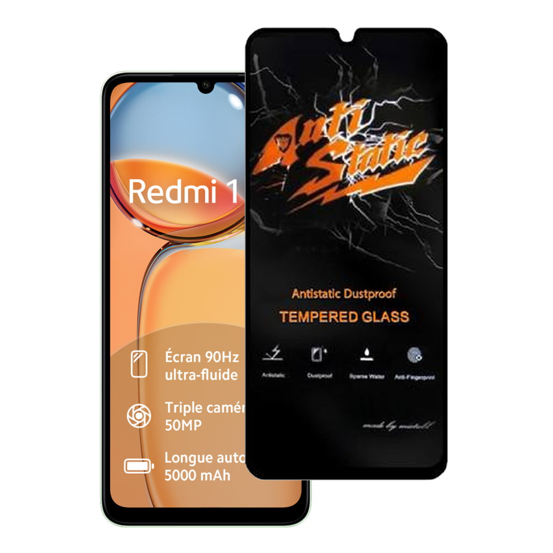 خرید و قیمت گلس گوشی شیائومی Redmi 13C مدل Anti Static