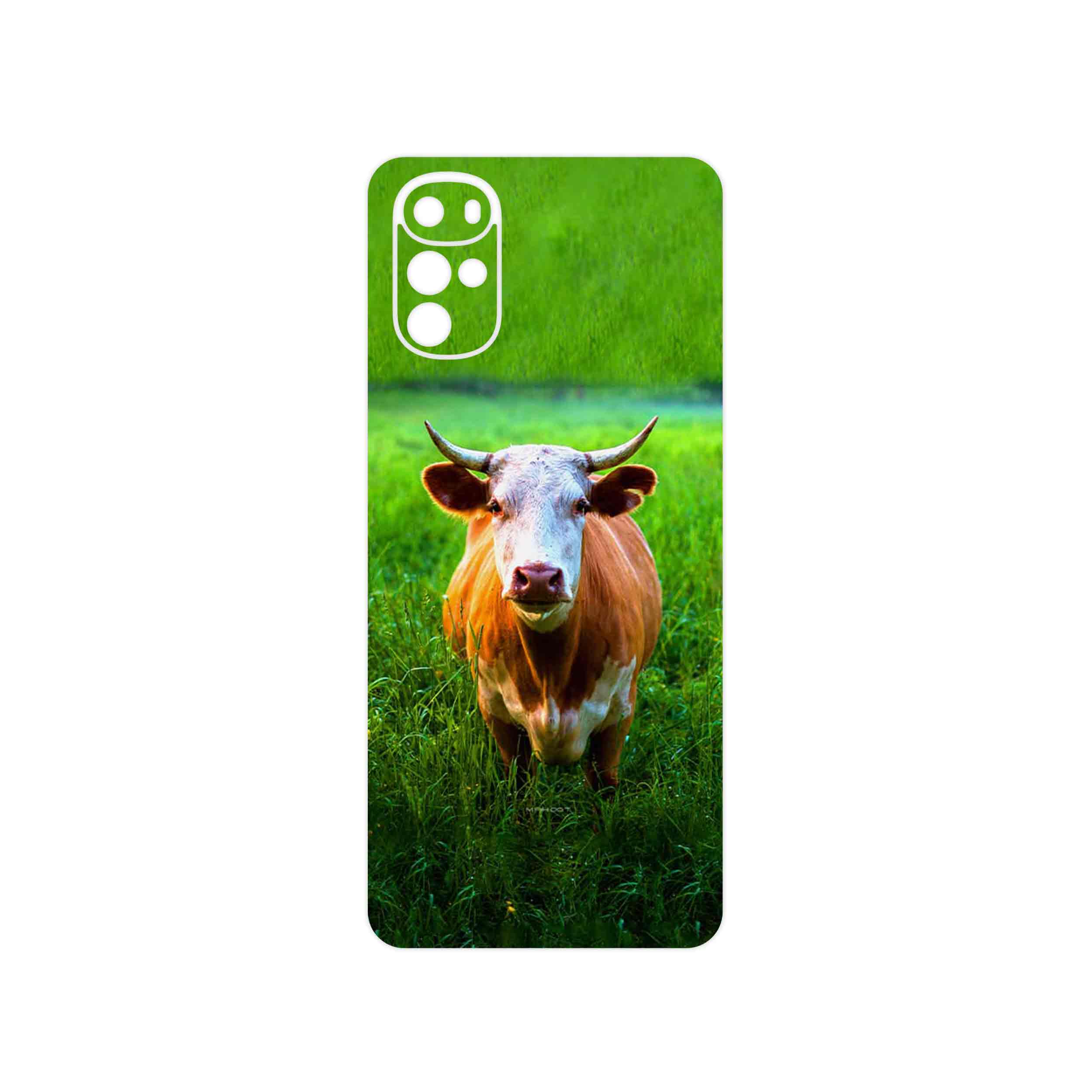 برچسب پوششی ماهوت مدل Cow مناسب برای گوشی موبایل موتورولا Moto G22