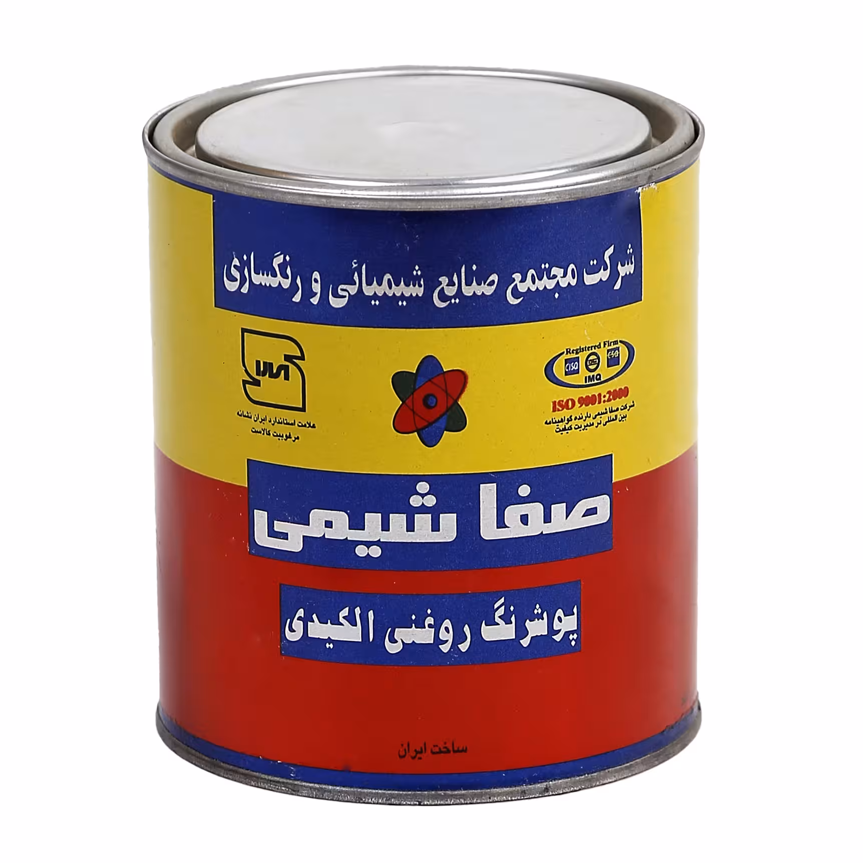 رنگ روغنی قرمز سیر براق صفاشیمی مدل 750 وزن 1 کیلوگرم