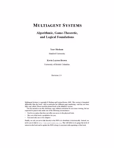 خرید و دانلود نسخه کامل کتاب Multiagent systems: algorithmic, game-theoretic, and logical foundations