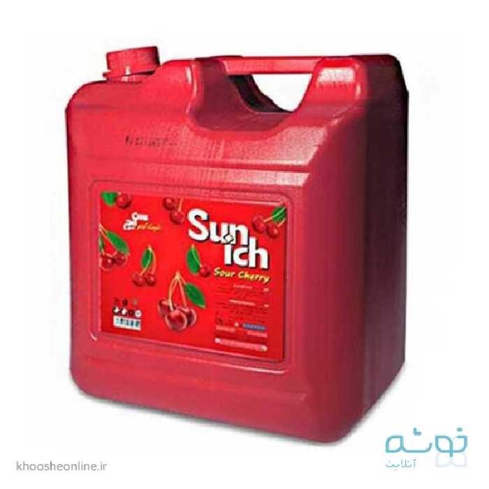 شربت آلبالو 13 لیتری سن ایچهزینه ارسال با مشتری