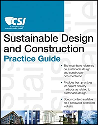  دانلود کتاب The Csi Sustainable Design And Construction Practice Guide, 2013 - دانلود کتاب های دانشگاهی