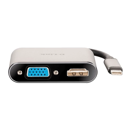 مبدل USB-C به VGA-HDMI دی لینک مدل DUB-V210