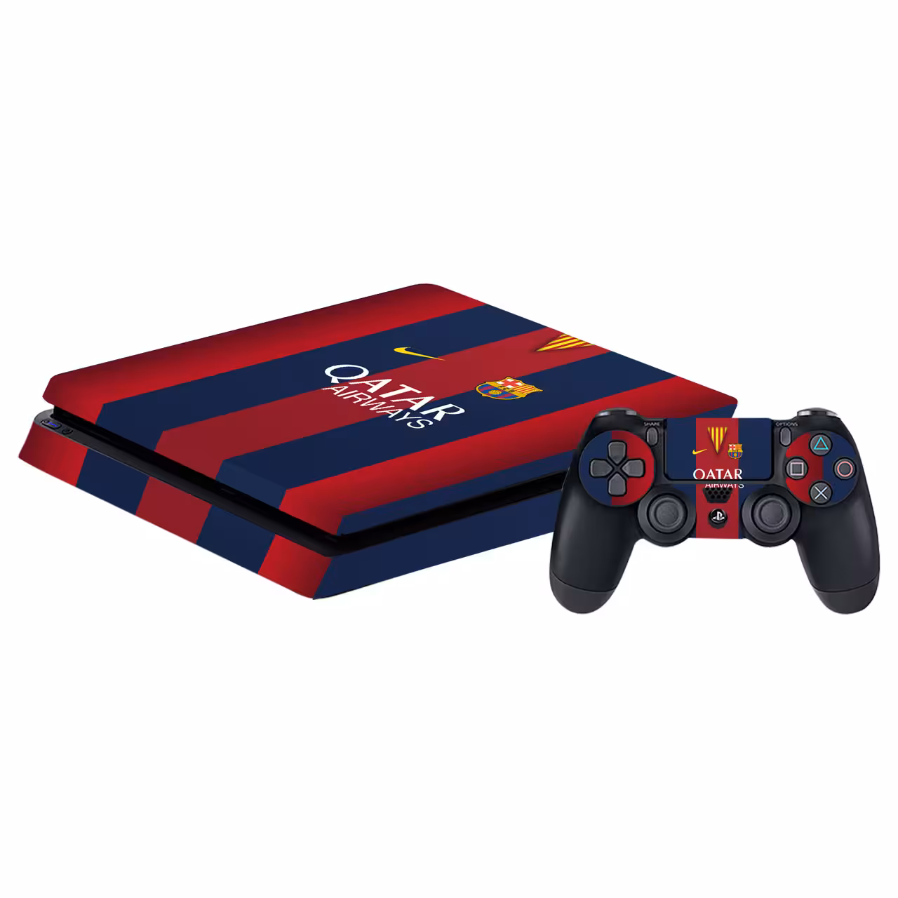 برچسب پلی استیشن 4 اسلیم طرح Barca Kit