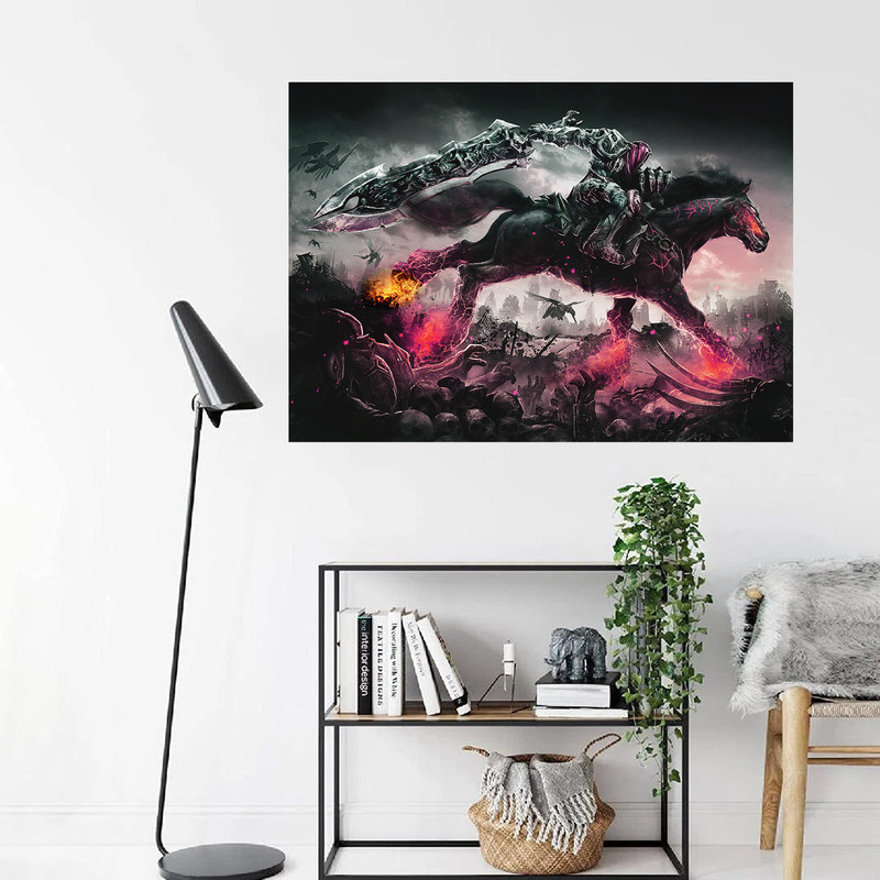 تابلو شاسی مدل دارک سایدر Dark siders | دنیای قاب