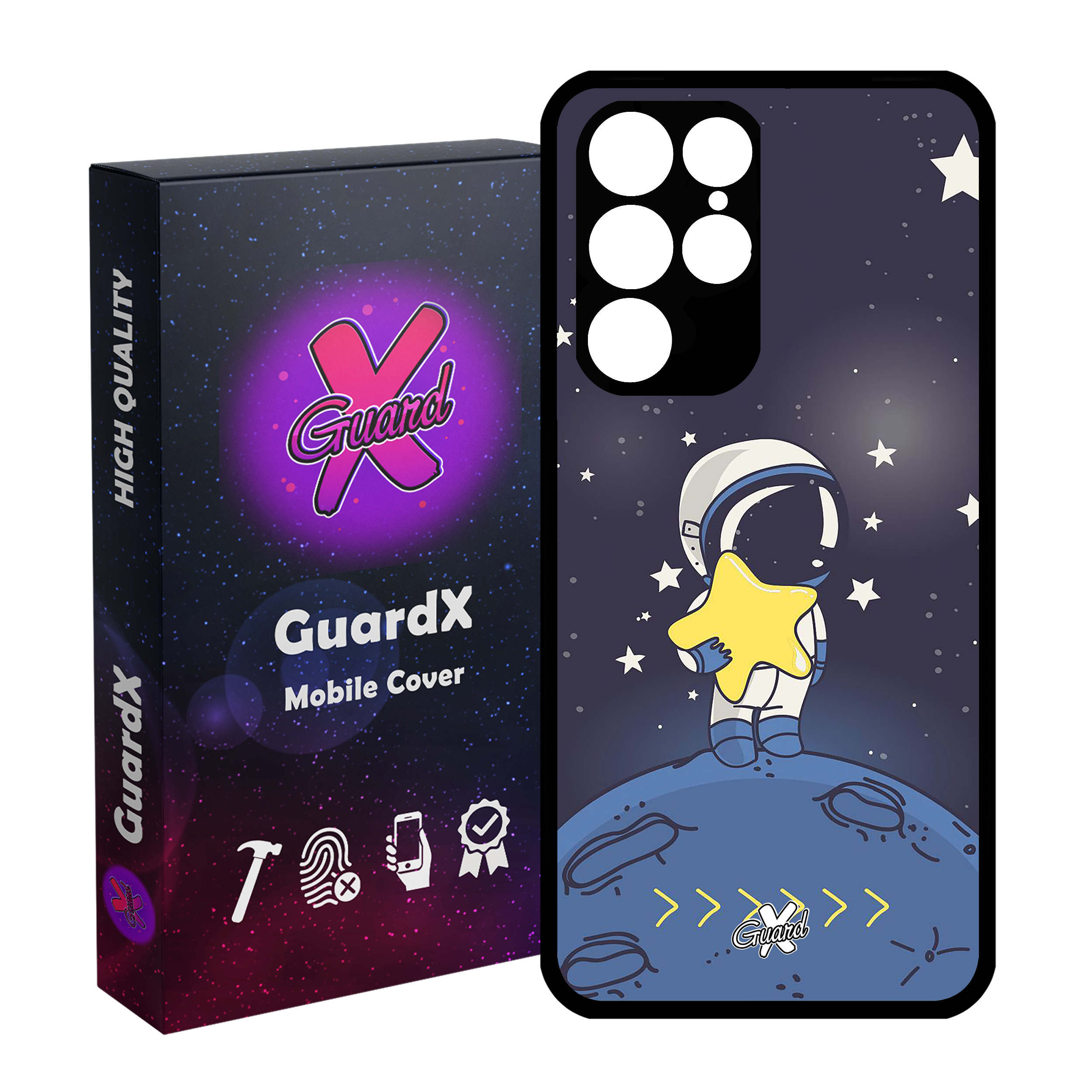 کاور گارد ایکس طرح Galaxy مدل Glass10004 مناسب برای گوشی موبایل سامسونگ Galaxy S22 Ultra