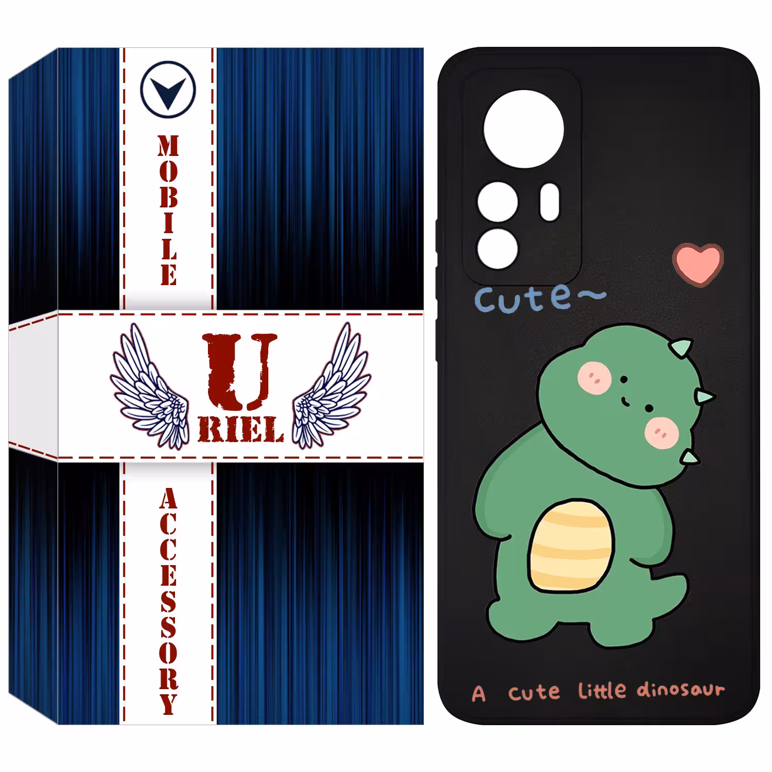 کاور یوریل مدل KSH کد 3 طرح دایناسور مناسب برای گوشی موبایل شیائومی 12T