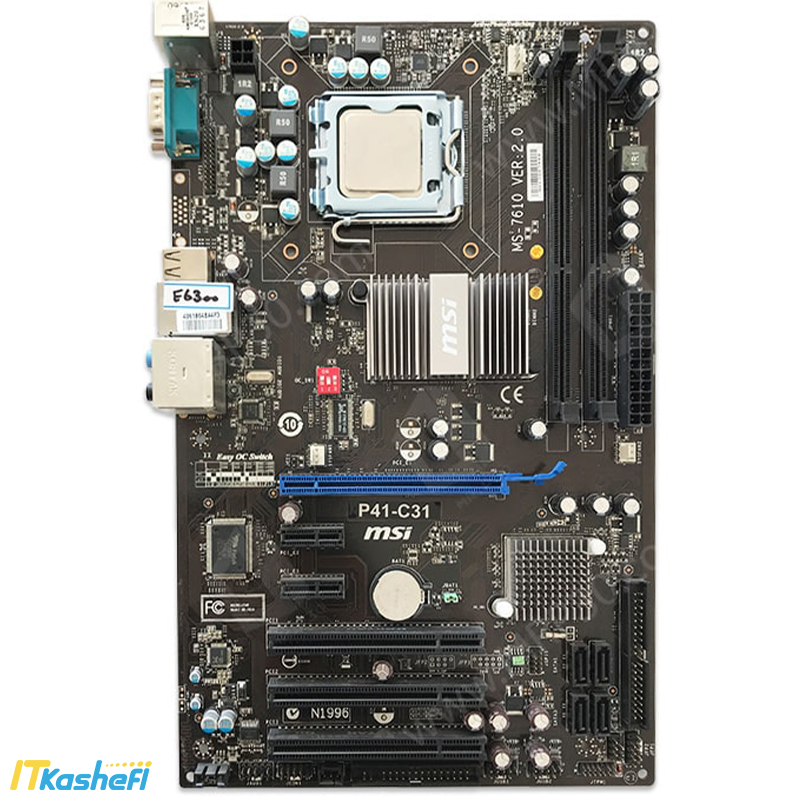 قیمت و خرید مادربرد ام اس آی مدل motherboard Msi P41-C33 ( استوک) - آی تی کاشفی