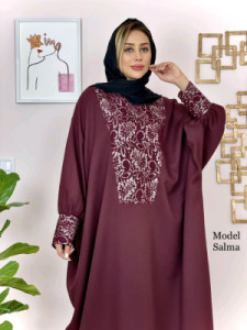 مانتو عبایی سایز بزرگ تا سایز 60