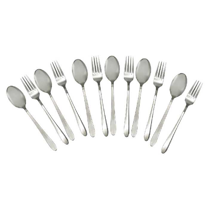 سرویس قاشق و چنگال غذاخوری 12 پارچه مدل 241N