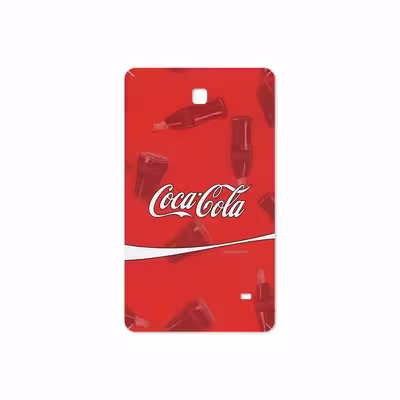 برچسب پوششی ماهوت مدل Coca-Cola-Logo مناسب برای تبلت سامسونگ Galaxy Tab 4 7.0 2014 T231