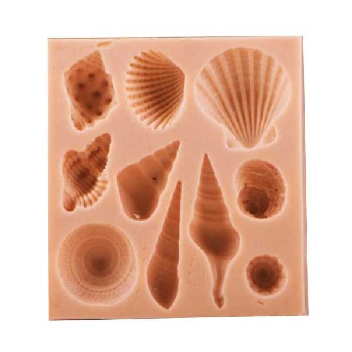 سیلیکون قالب گیری به گز مدل صدف دریایی